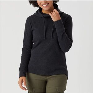 NWT Duluth Trading Women's Burly Thermal Long Sleeve Hoodie